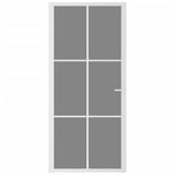 Vidaxl binnendeur 93x201,5 cm esg-glas en aluminium wit