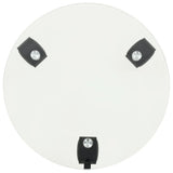 Vidaxl plantenrollers 4 st rond 28 cm gehard glas