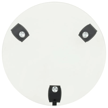 Vidaxl plantenrollers 4 st rond 28 cm gehard glas