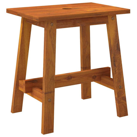 Vidaxl kruk 45x29x45 cm rechthoekig massief acaciahout