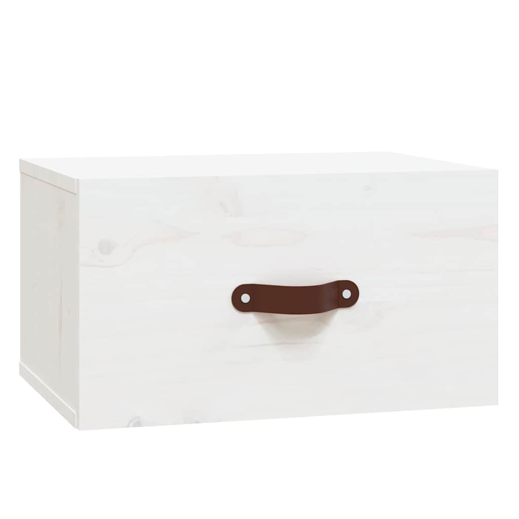 Vidaxl nachtkastje wandgemonteerd 40x29,5x22 cm wit