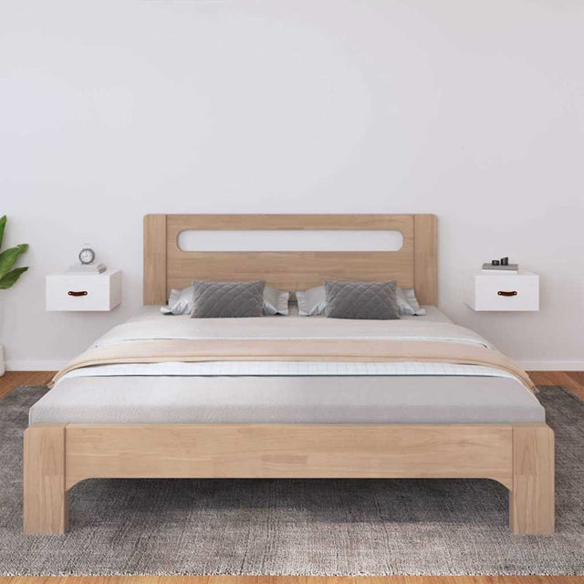 Vidaxl nachtkastjes 2 st wandgemonteerd 40x29,5x22 cm wit