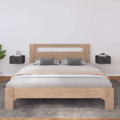 Vidaxl nachtkastjes 2 st wandgemonteerd 40x29,5x22 cm grijs