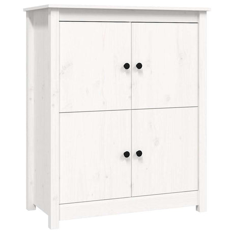 Vidaxl dressoir 83x41,5x100 cm massief grenenhout wit