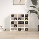 Vidaxl wijnkast wit 56x25x56 cm massief grenenhout