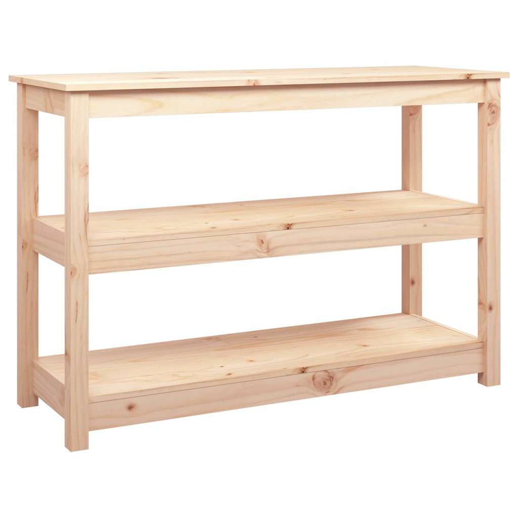 Vidaxl wandtafel 110x40x74 cm massief grenenhout