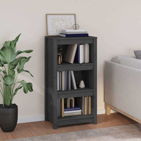Vidaxl boekenkast 50x35x97 cm massief grenenhout grijs