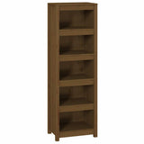 Vidaxl boekenkast 50x35x154 cm massief grenenhout honingbruin