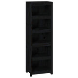 Vidaxl boekenkast 50x35x154 cm massief grenenhout zwart