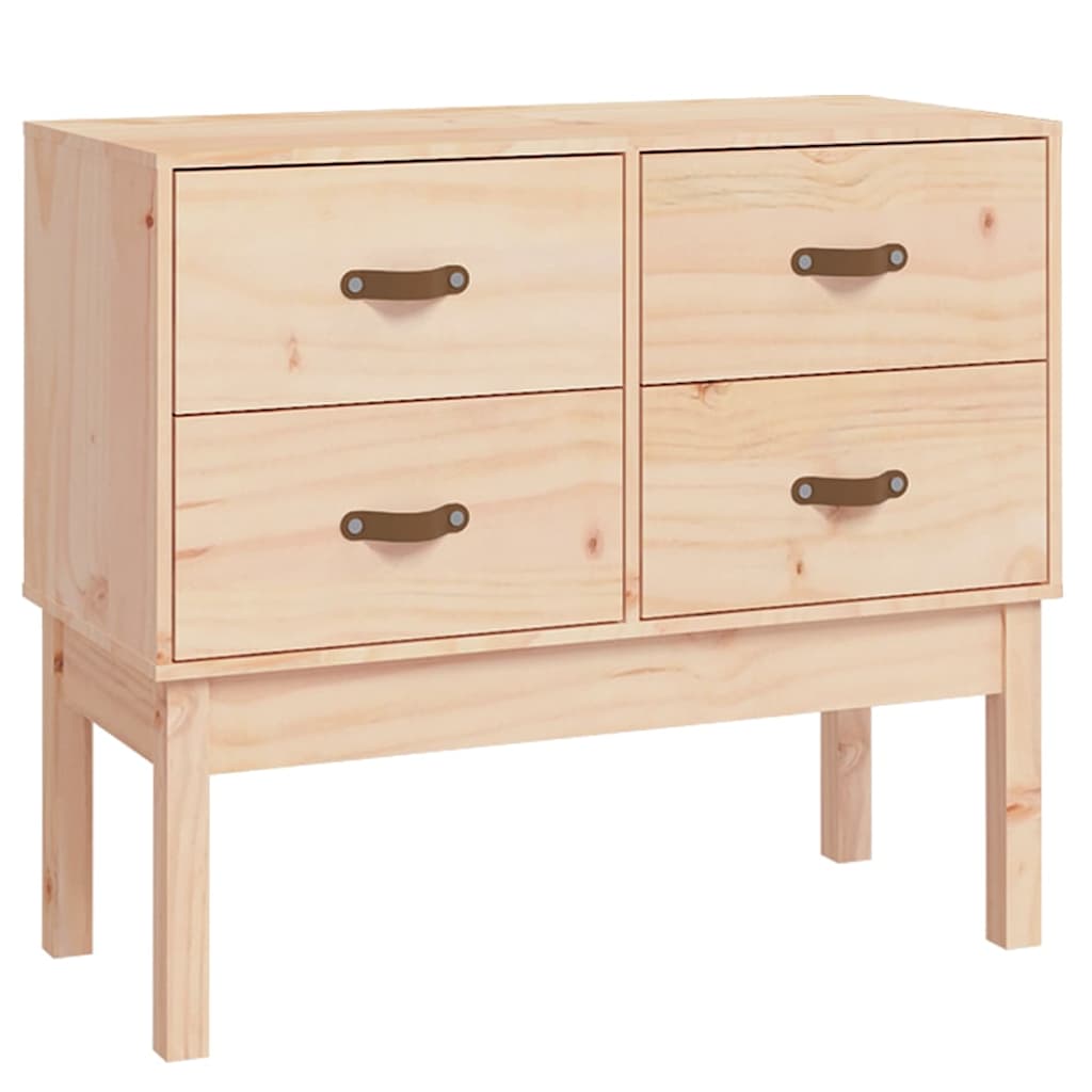 Vidaxl wandkast 90x40x78 cm massief grenenhout