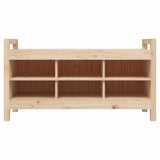 Vidaxl halbankje 110x40x60 cm massief grenenhout