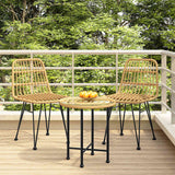Vidaxl tuinstoelen 2 st 48x62 84 cm pe-rattan