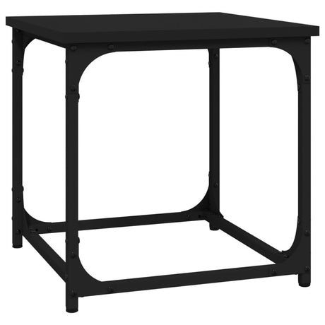 Vidaxl bijzettafel 40x40x40 cm bewerkt hout zwart