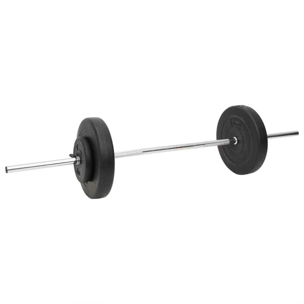 Vidaxl halkerset avec des poids 60 kg