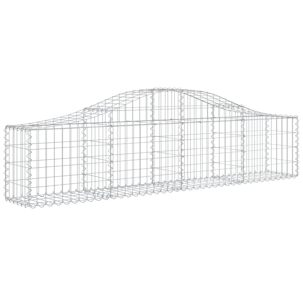 Cestas Vidaxl Schans 11 st 200x30x40 60 cm de hierro galvanizado