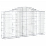 VidaXL Schans baskets 4 st vaulted 200x30x100 120 cm iron