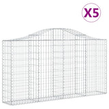 Cestas Vidaxl Schans 5 st 200x30x100 120 cm de hierro