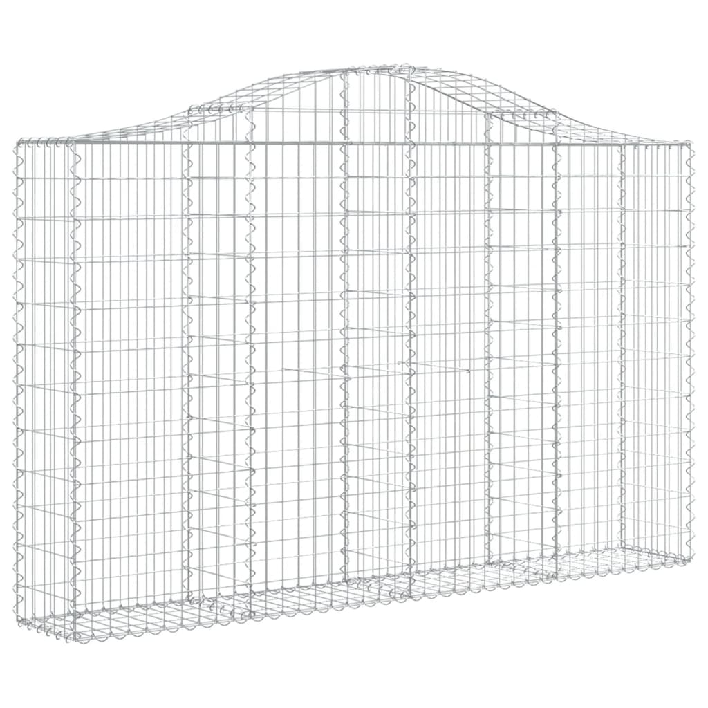 VidaXL Schans baskets 7 st vaulted 200x30x120 140 cm iron