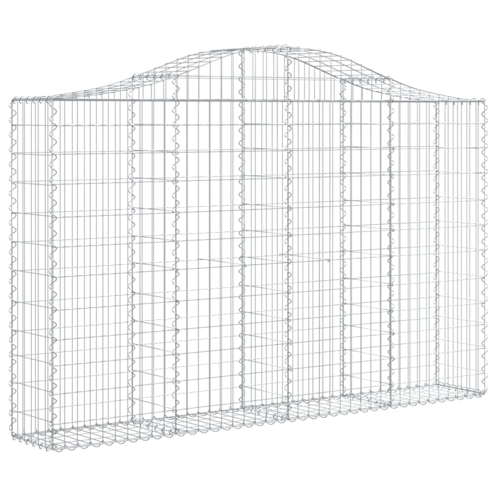 VidaXL Schans baskets 9 ST vaulted 200x30x120 140 cm iron