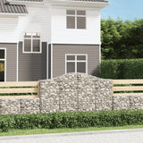 Vidaxl Schans korgar 12 st varvade 200x30x120 140 cm järn