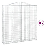 Vidaxl Schiags Kuerf 2 St Vaulted 200x30X200 220 cm Eisen