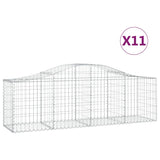 Vidaxl Schans Cestini 11 a volta 200x50x60 80 cm Galvanized Iron