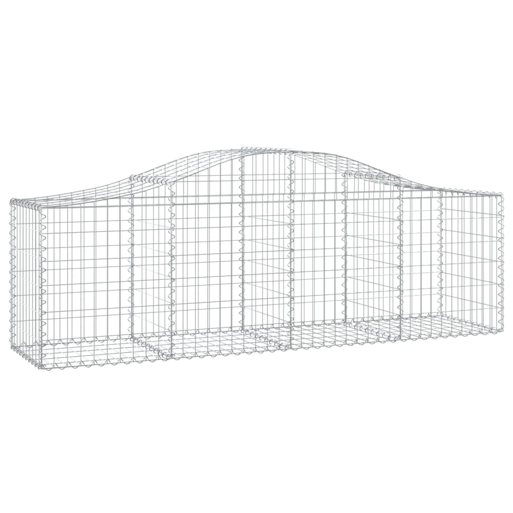 Vidaxl Schans Baskets 12 St. klenul 200x50x60 80 cm galvanizované železo