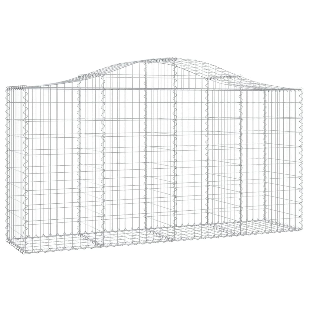 Vidaxl Schans baskets 4 st vaulted 200x50x100 120 cm iron