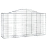 Vidaxl Schainen Kuerf 9 St vaulted 200x50x100 120 cm Eisen