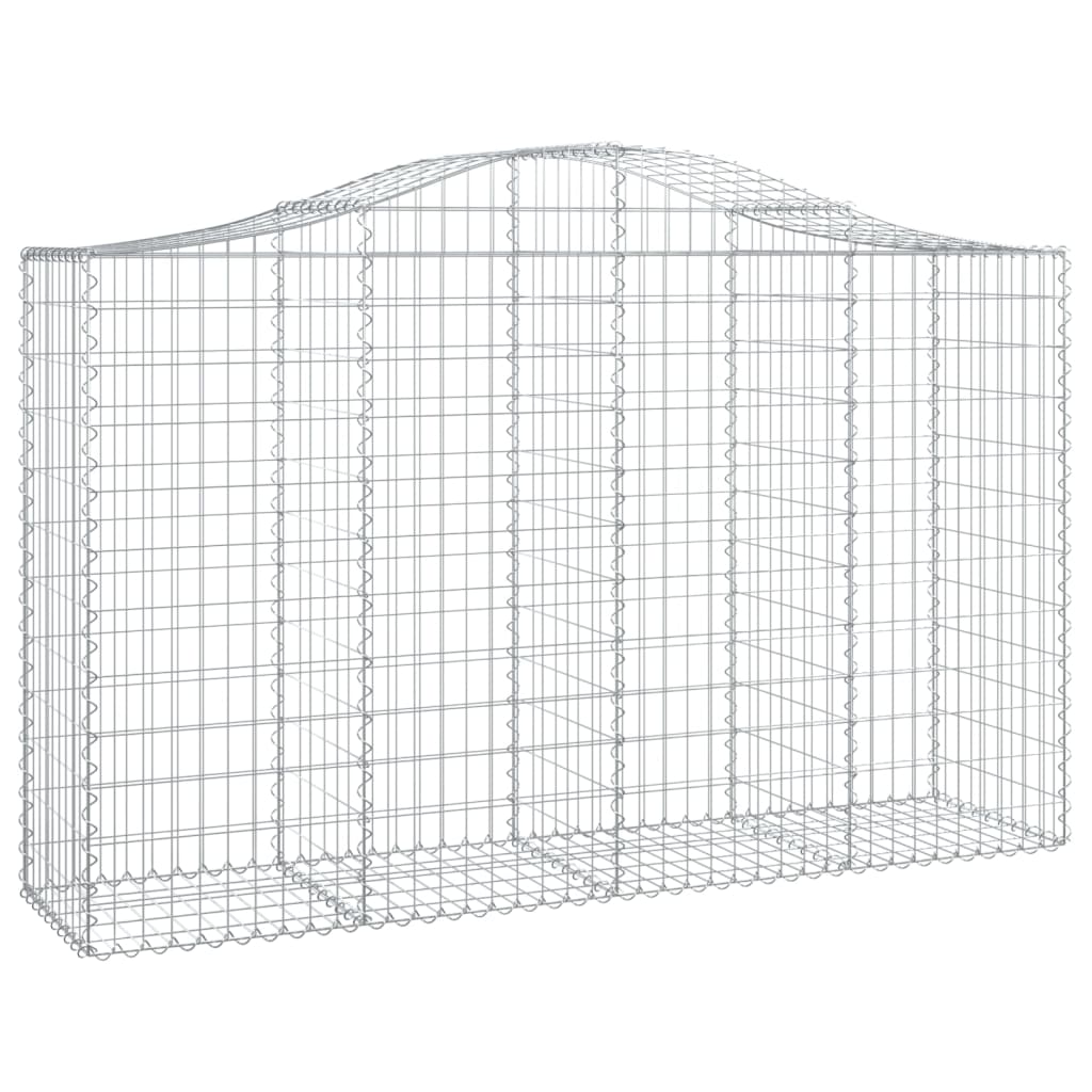 VidaXL Schans baskets 6 st vaulted 200x50x120 140 cm iron