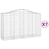 Vidaxl Schans Pankets 7 St Vaulted 200x50x120 140 cm fer