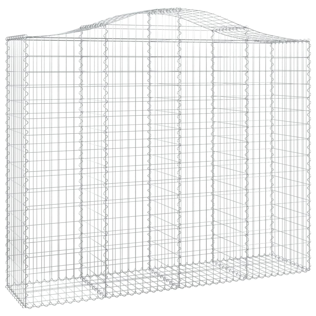 VidaXL Schans baskets 3 ST vaulted 200x50x160 180 cm iron