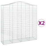 Vidaxl Schans Pankets 2 St Vaulted 200x50x200 220 cm fer