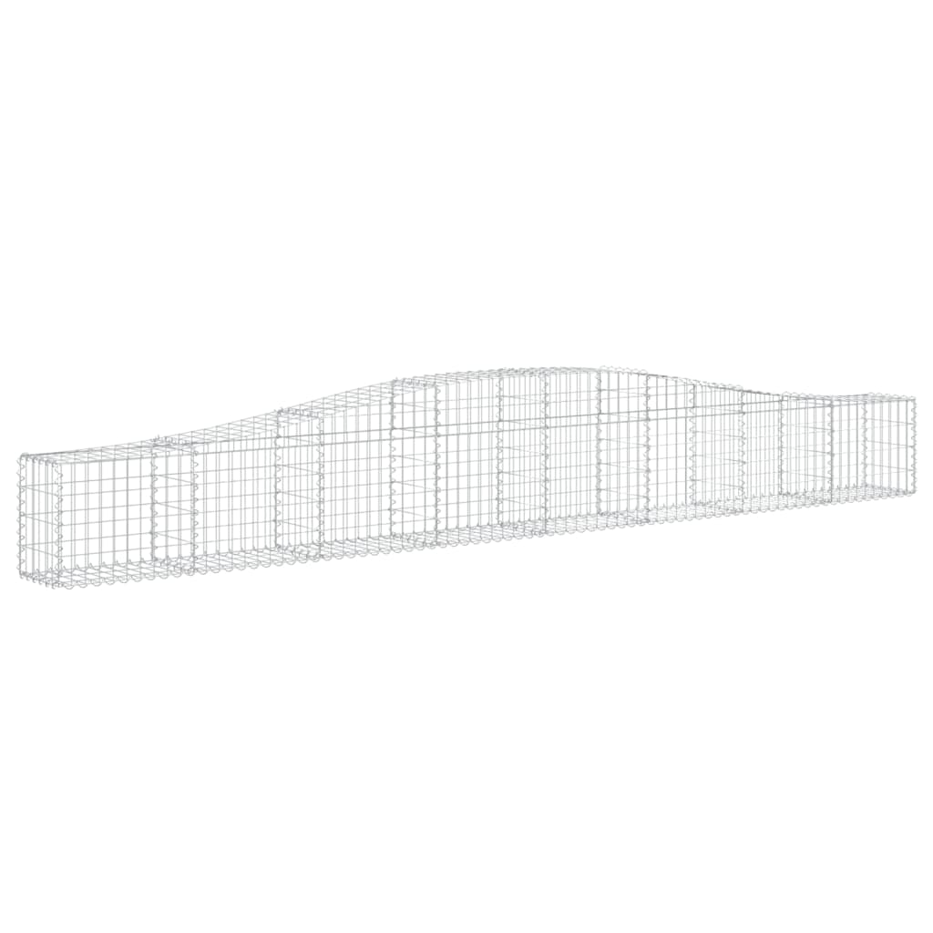 VidaXL Schans baskets 4 st vaulted 400x30x40 60 cm iron