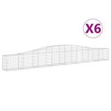 Vidaxl Schans Baskets 6 St. klenulé 400x30x40 60 cm železo