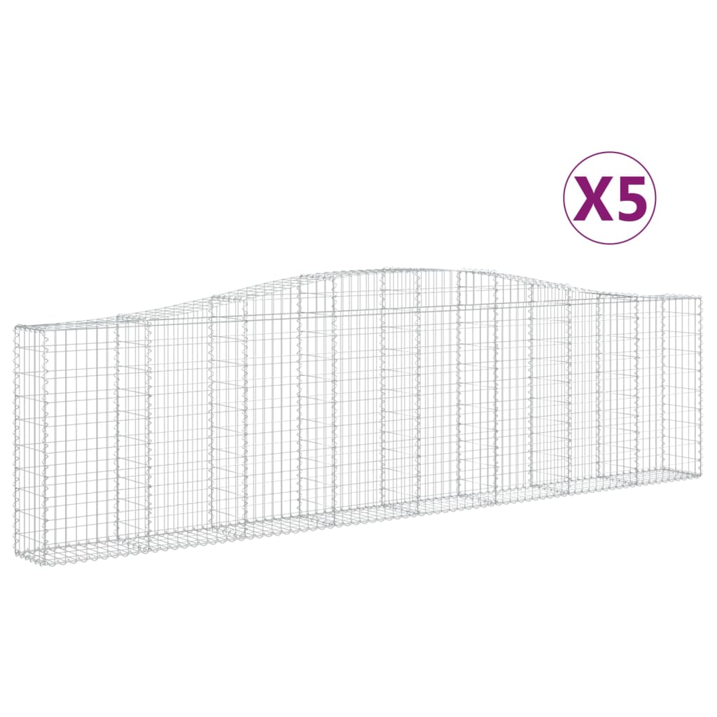 Vidaxl Schloss Kuerf 5 St Vaulted 400x30X100 120 cm Eisen