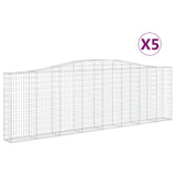 Vidaxl Schans baskets 5 st vaulted 400x30x120 140 cm iron