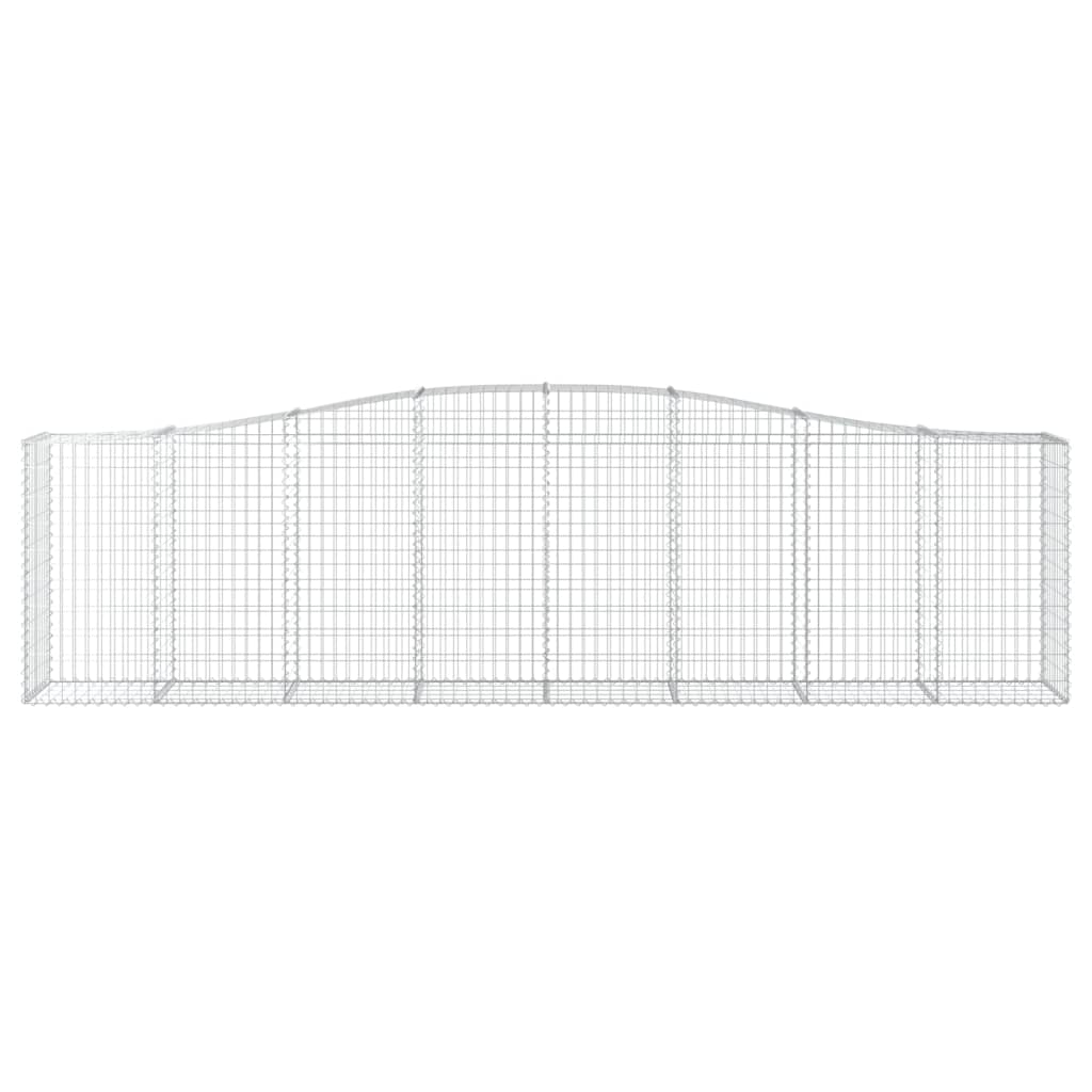 VidaXL Schans baskets 2 ST vaulted 400x50x100 120 cm iron