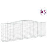 Vidaxl Schlag Kuerf 5 St Vaulted 400x50x120 cm Eisen