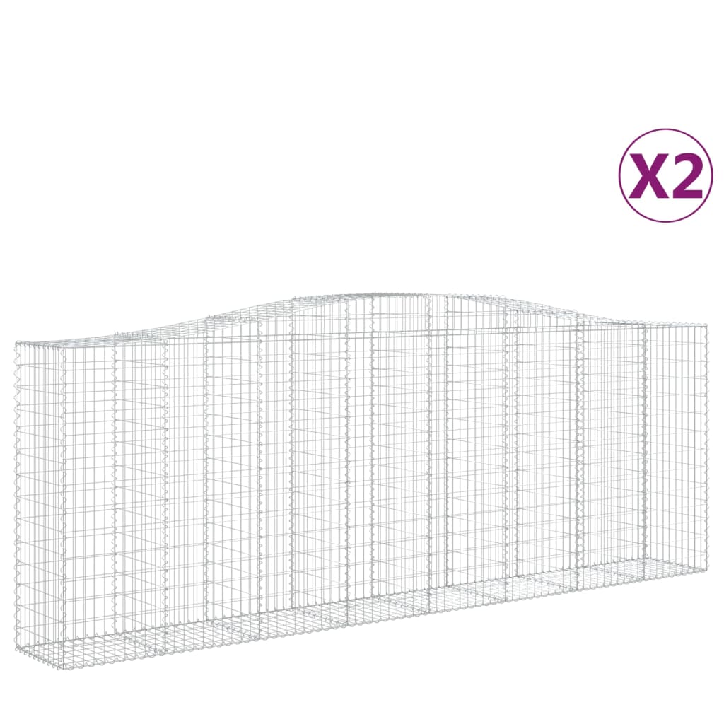 Vidaxl Schlag Kuerf 2 St Vaulted 400x50140 160 cm Eisen