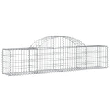 Vidaxl Schans baskets 14 st vaulted 200x30x40 60 cm galvanized iron