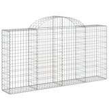 VidaXL Schans baskets 7 st vaulted 200x30x100 120 cm iron