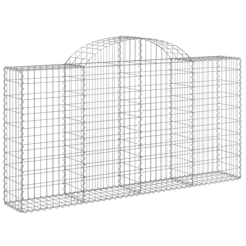 VidaXL Schans baskets 13 st vaulted 200x30x100 120 cm iron