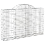 VidaXL Schans baskets 4 st vaulted 200x30x120 140 cm iron