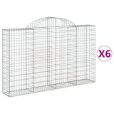 Vidaxl Schainen Kuerf 6 St Vaulted 200x30x120 140 cm Eisen