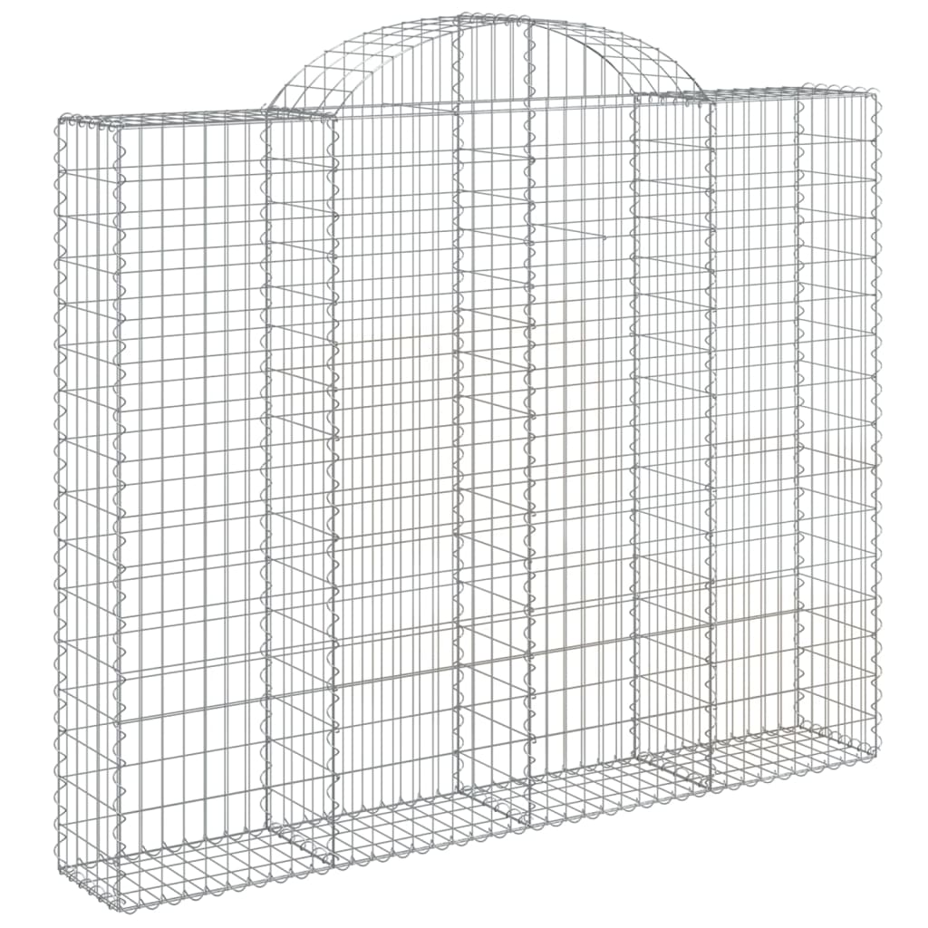 VidaXL Schans baskets 6 st vaulted 200x30x160 180 cm iron