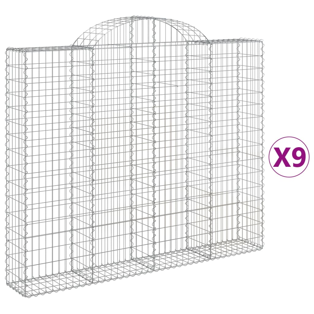 Vidaxl Schans Pankets 9 St Vaulted 200x30x160 180 cm fer