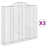 Vidaxl Schans baskets 3 ST vaulted 200x30x180 200 cm iron