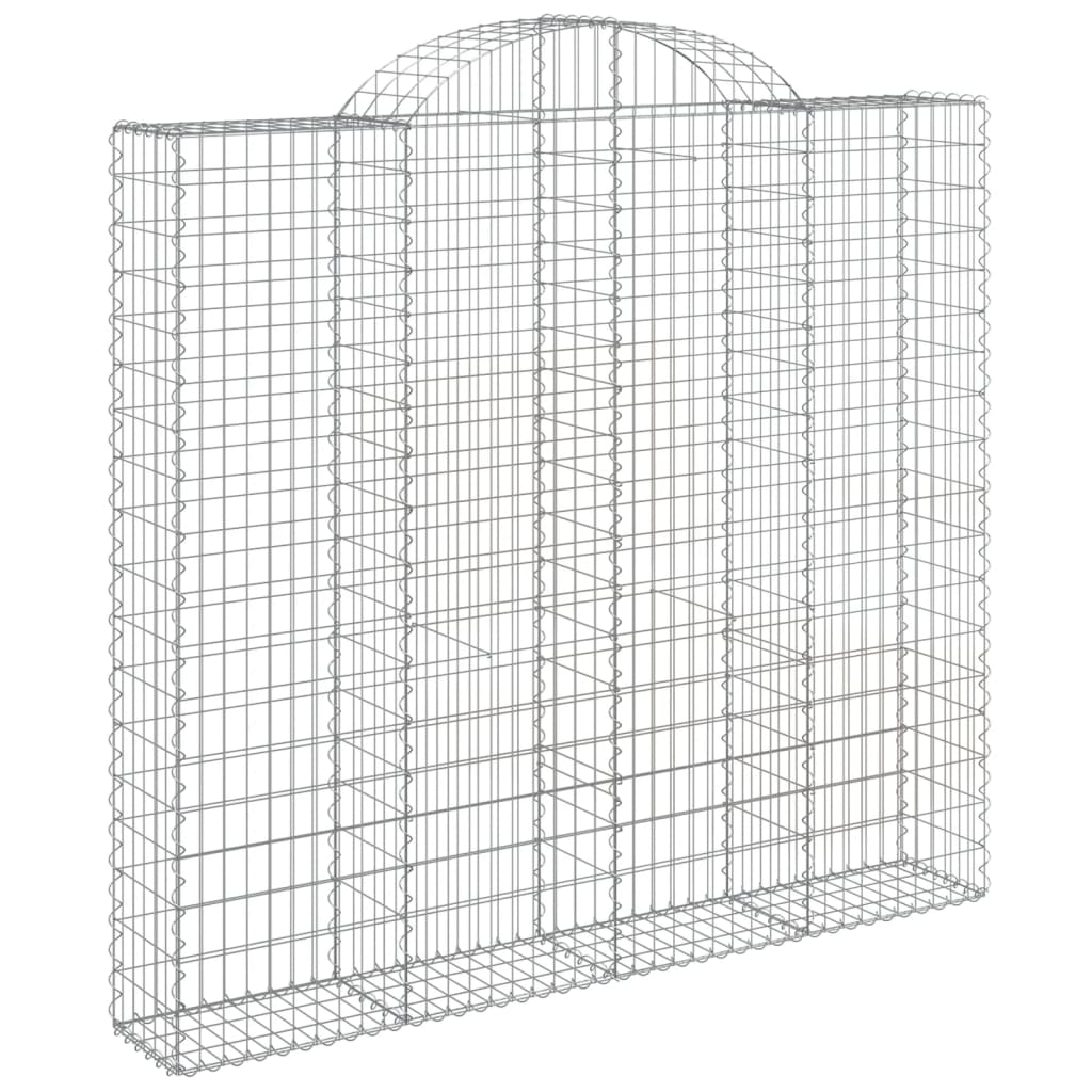 VidaXL Schans baskets 4 st vaulted 200x30x180 200 cm iron