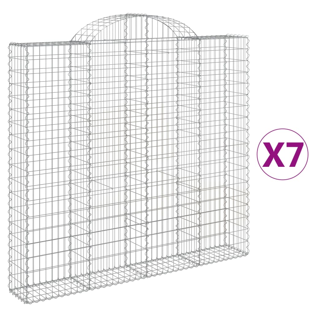 Vidaxl Schans Pankets 7 St Vaulted 200x30x180 200 cm fer